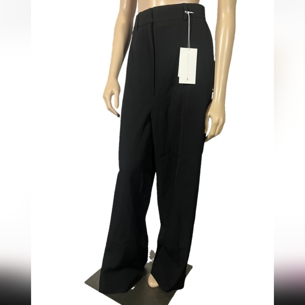 Stella McCartney x H&M High-Waisted Black Wool Suit Pants | US 8 - Picture 15 of 15